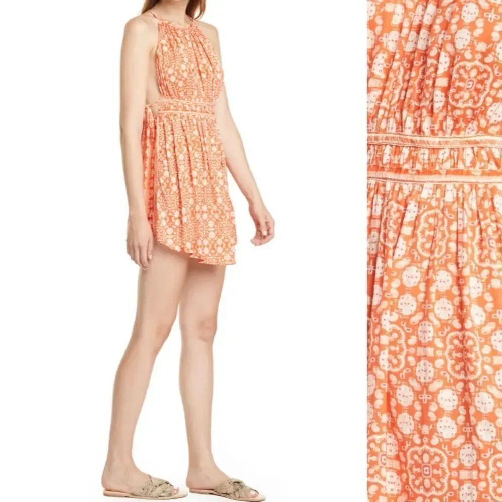 Free People Midsummer’s Day Tunic Top Dress L NWT